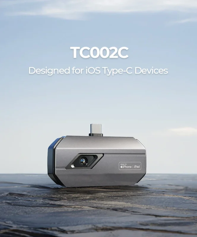 Câmera Térmica USB-C TOPDON TC002C para celular