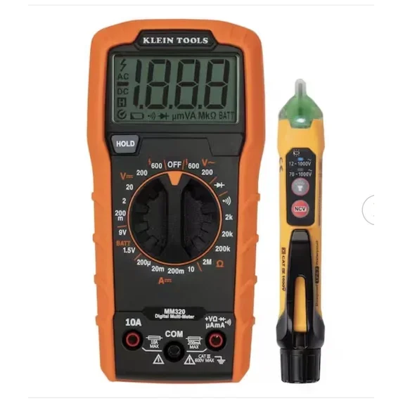 Kit Multímetro Digital e Detector de Tensão sem contato Klein Tools